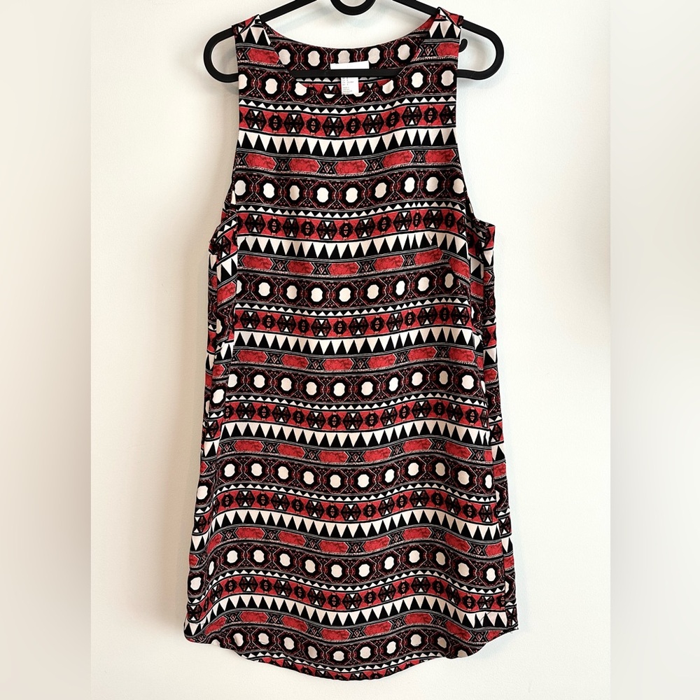 H&M Aztec Print Sleeveless Dress